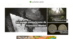 Desktop Screenshot of laboiteverte.fr